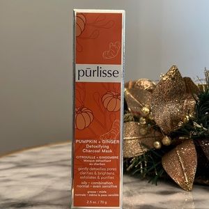 PURLISSE PUMPKIN + GINGER
DETOXIFYING CHARCOAL MASK (Brand
New, Factory Sealed)